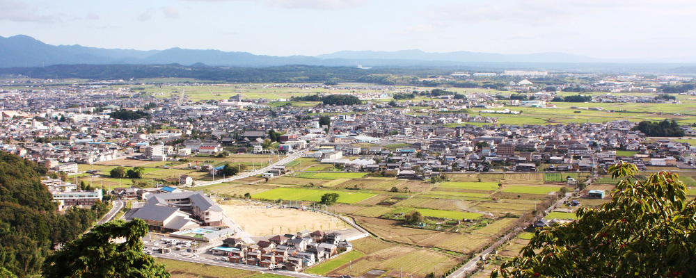 東近江市の空撮